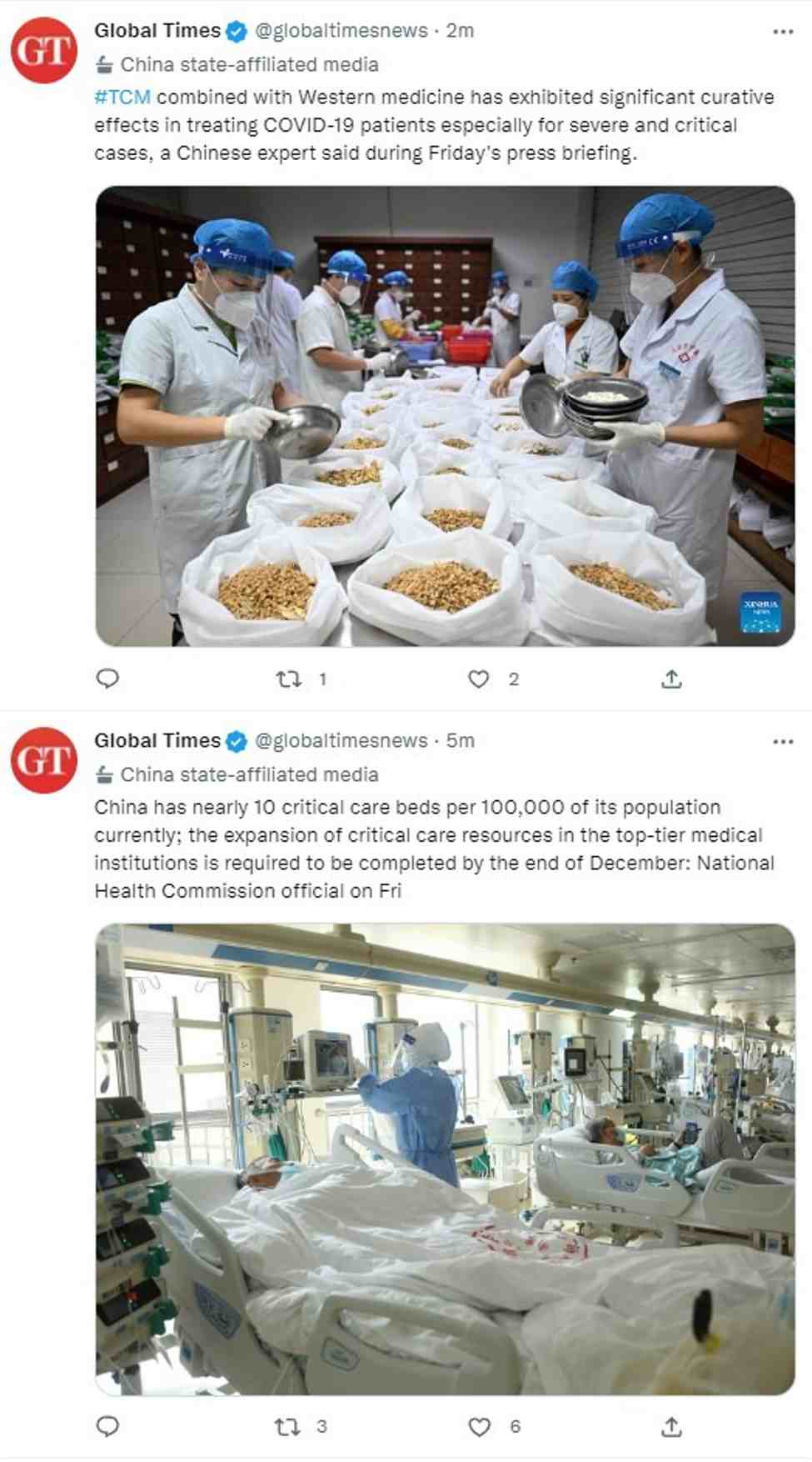 China media hail the effectiveness of Traditional Chinese medicine, TCM